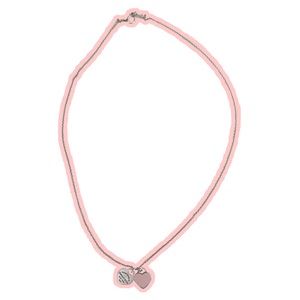 Tiffany & Co pink heart tag necklace